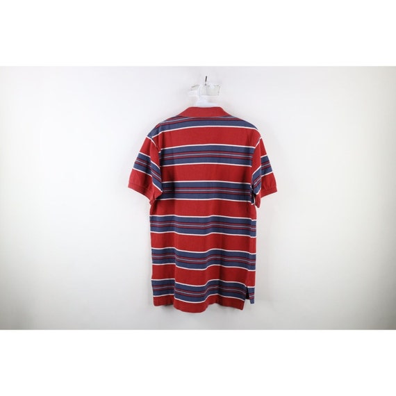 90s Ralph Lauren Mens Medium Faded Striped Color … - image 7