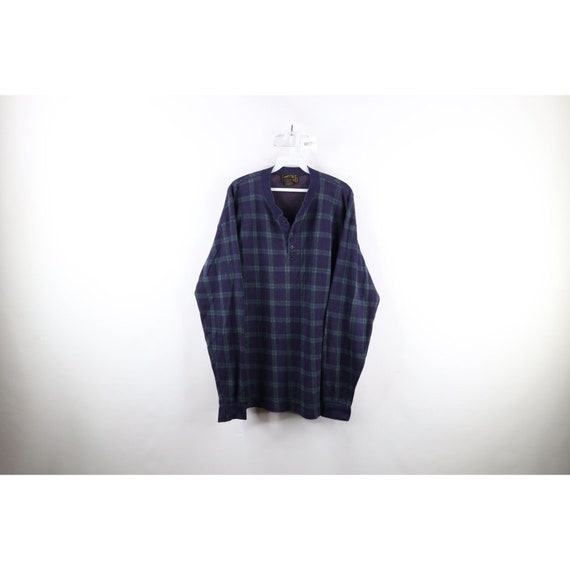 90s Eddie Bauer Mens Large Faded Long Sleeve Henley T shirt Plaid USA Vintage Eddie Bauer Henley T shirt 1990s Mens T shirt Vintage Shirt Etsy Australia
