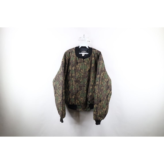 90s Streetwear Mens 2XL Faded Trebark Camouflage … - image 1