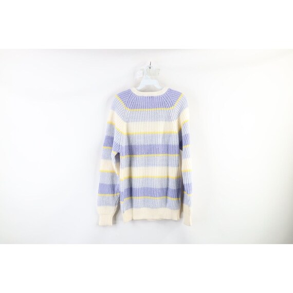 90s Streetwear Womens Small Striped Color Block R… - image 5