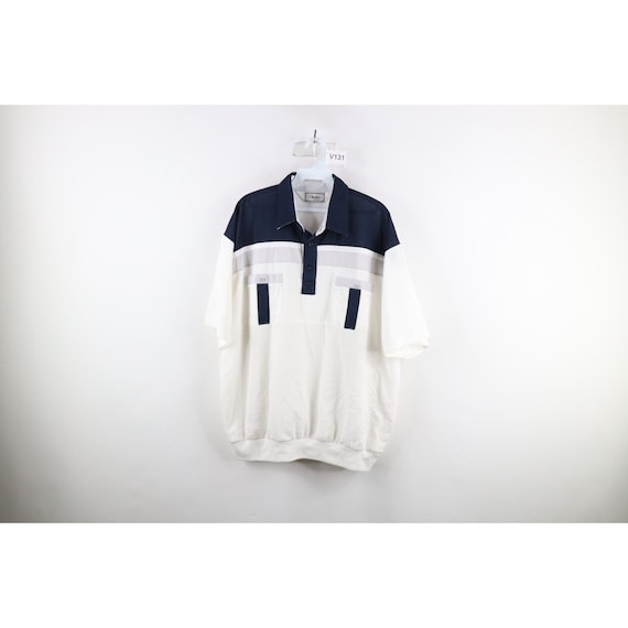 90s Streetwear Mens XL Ribbed Color Block Mob Maf… - image 1
