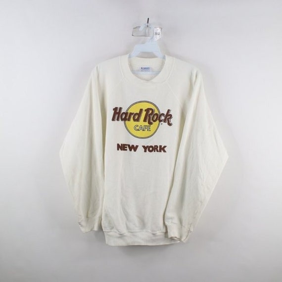 80s Hard Rock Cafe Mens Large Spell Out New York Crewneck Sweatshirt Vintage New York Sweatshirt 1980s Hard Rock Cafe Sweatshirt Vintage Etsy Ireland