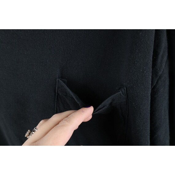 90s Streetwear Mens XL Distressed Blank Pocket T-… - image 4