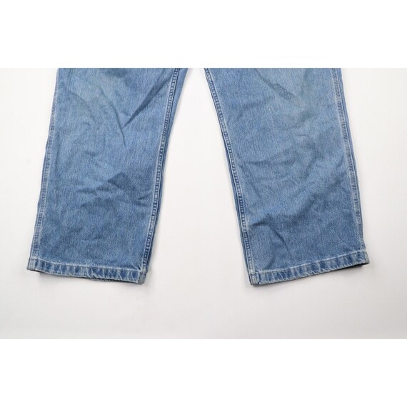 90s Streetwear Mens 44x32 Thrashed Wide Leg Baggy… - image 4