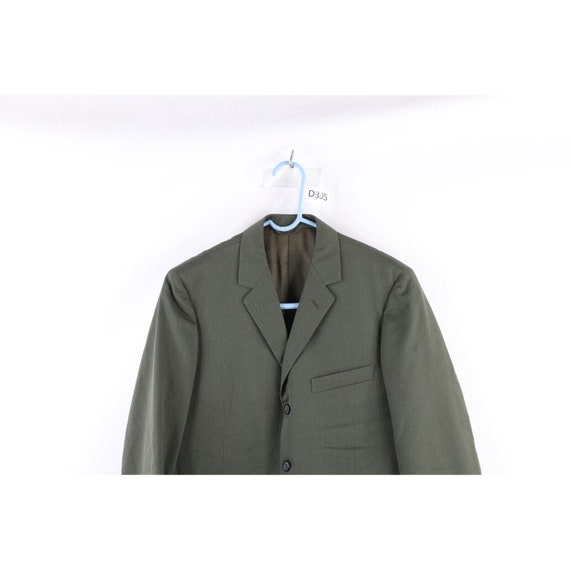 50s Streetwear Mens Size 38R Wool 3 Button Suit C… - image 2