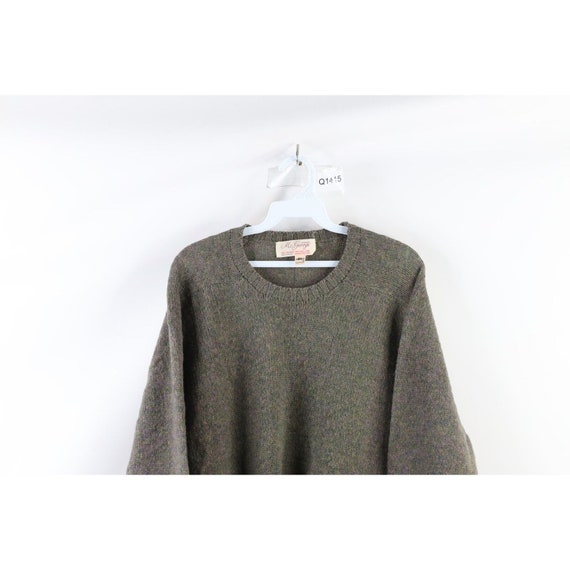 70s Streetwear Mens Size 46 Blank Shetland Wool K… - image 2