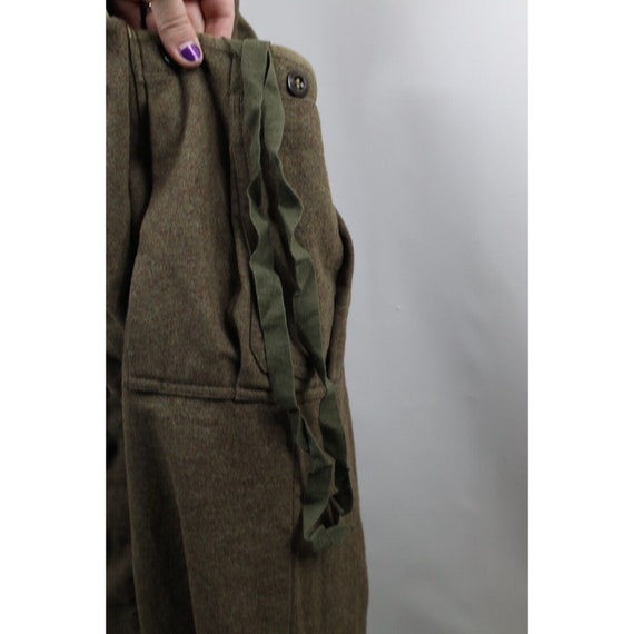 70s Mens 30x28 Heavyweight Wool German Military C… - image 7