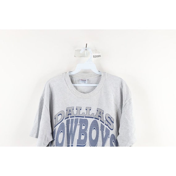 90s Mens Large Spell Out Dallas Cowboys Football … - image 2