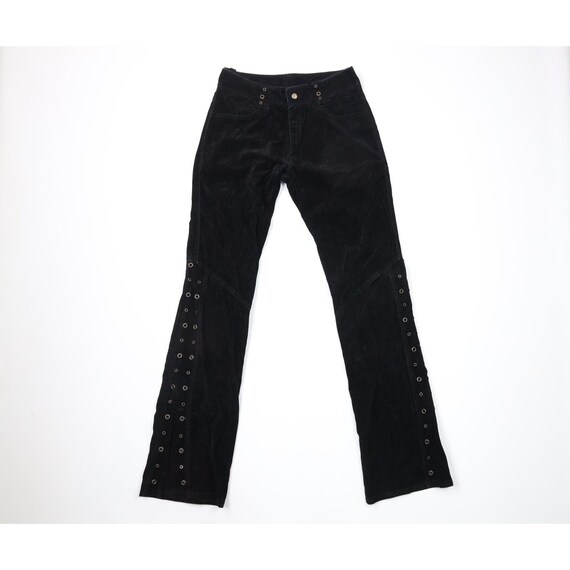 Black velvet pants vintage - Gem