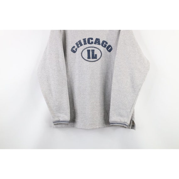90s Streetwear Mens XL Spell Out Chicago Crewneck… - image 3