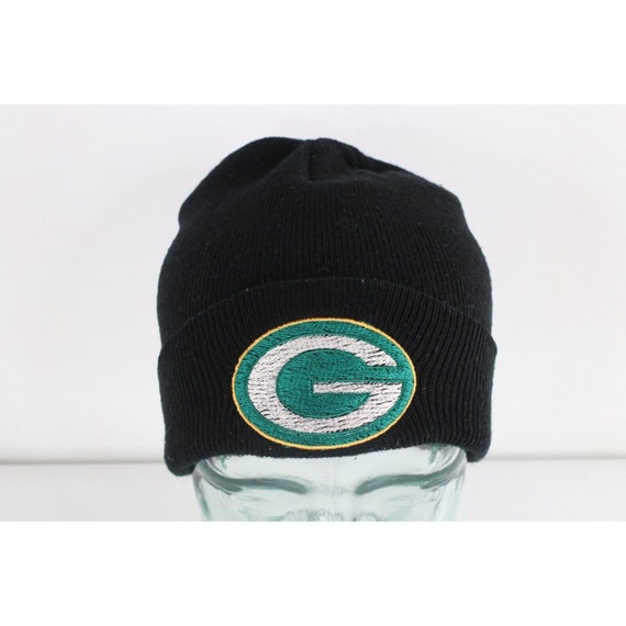 90s Distressed Green Bay Packers Football Knit Wi… - image 1