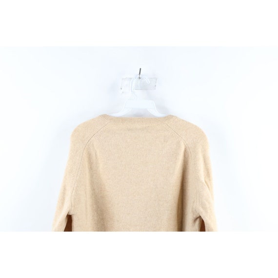 70s Streetwear Womens Medium Blank Lambswool Knit… - image 6