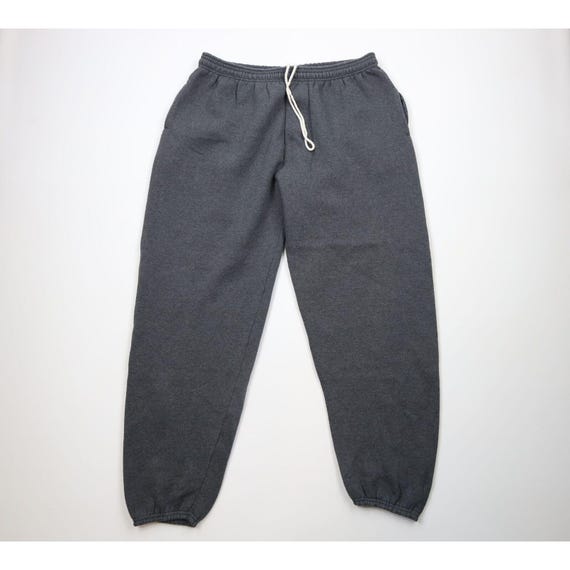 90s Streetwear Mens XLT Faded Blank Heavyweight Sweatpants Joggers USA Vintage Blank Sweatpants Joggers 1990s Heavyweight Joggers Vintage Etsy Canada
