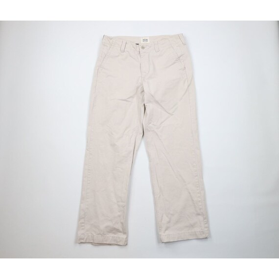 Vintage Y2K 2001 Gap Mens 33x32 Distressed Wide Leg Chino