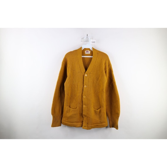 50s 60s Streetwear Mens Medium Heavyweight Wool K… - image 1