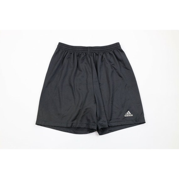 90s Adidas Mens Medium Above Knee Spell Out Mesh … - image 1