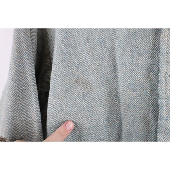 50s Streetwear Mens Small Distressed Donegal Wool… - image 4