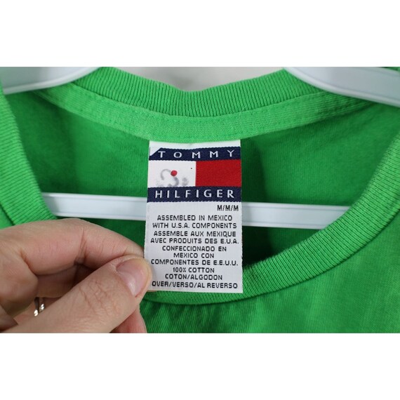 90s Tommy Hilfiger Mens Medium Spell Out Box Logo… - image 5