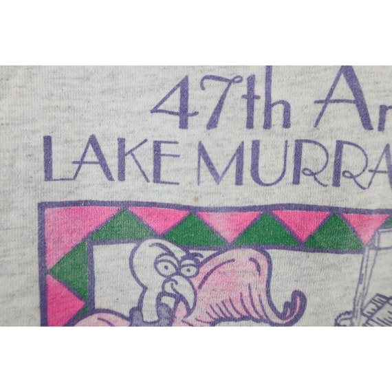 90s Mens Large Distressed Lake Murray Rally Art I… - image 7