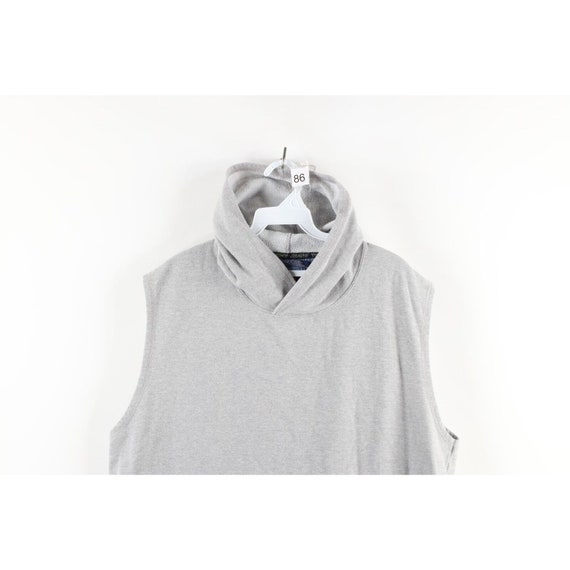 Tommy hilfiger sleeveless hoodie cheap