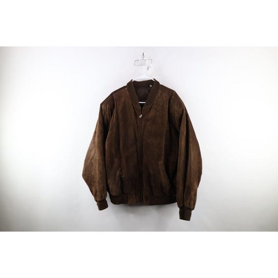 Suede leather bomber jacket - Gem