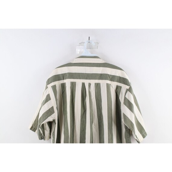 90s Streetwear Mens M Faded Striped Color Block S… - image 7