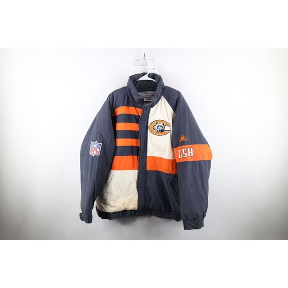 90s Mens XL Distressed Chicago Bears Football Ful… - image 1