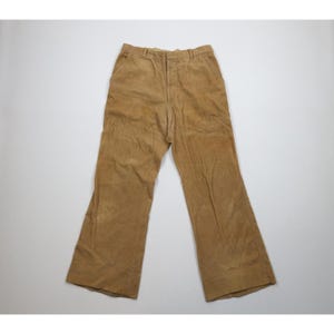 Vintage Pants Womens Corduroy 70s Talon Zip Tapered Fit