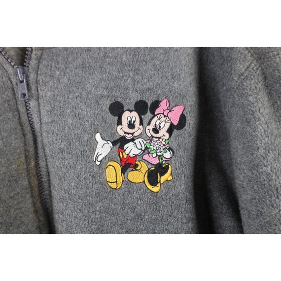 90s Disney Womens 2XL Distressed Deep Pile Fleece… - image 5