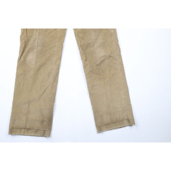 70s Streetwear Mens 36x34 Distressed Wide Leg Cor… - image 4
