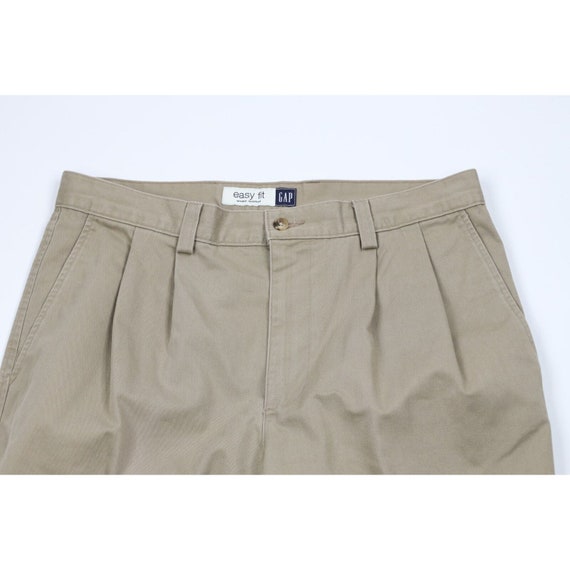 Pantalon chino des annees 90 Gap pour homme delave plisse et resserre a revers coton beige USA pantalon chino Gap vintage pantalon Gap des annees 1990 pantalon chino ample Etsy France