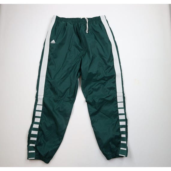 Vintage Y2K 2001 Adidas Herren 3XL Spell Out Gestreifte Lined Joggers Hose Grun Vintage Adidas Joggers Hose Vintage Adidas Hose Y2k Etsy