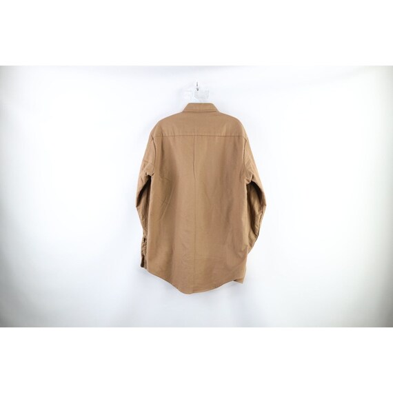 90s Streetwear Mens Size Medium Faded Chamois Clo… - image 7