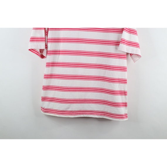 90s Streetwear Womens XL Flower Striped Color Blo… - image 3