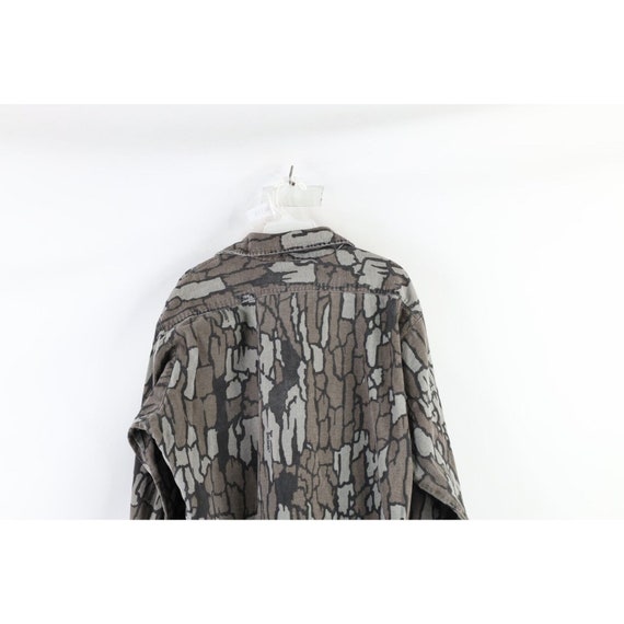 70s Five Brother Mens L Trebark Camouflage Chamoi… - image 9