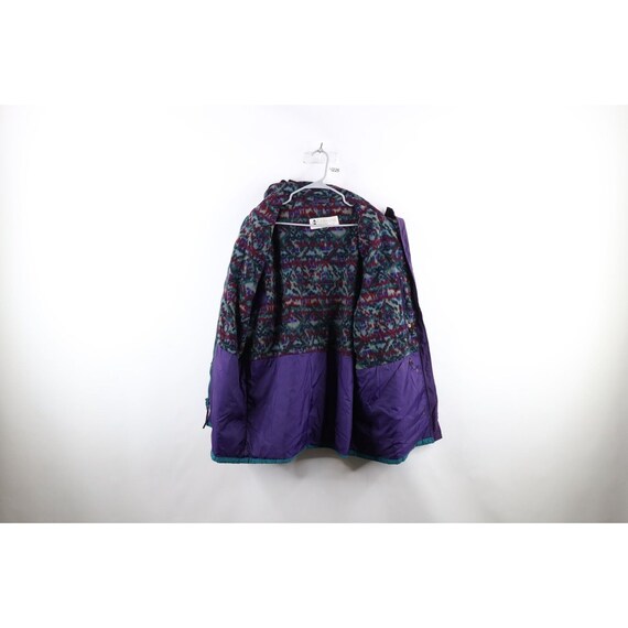 90s Columbia Womens 2XL Thrashed Spell Out Fleece… - image 8