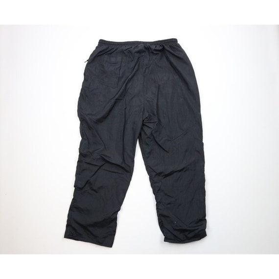 90s Streetwear Mens XL Faded Blank Lined Wide Leg… - image 9