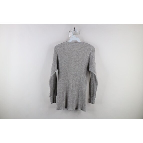 90s Streetwear Mens Large Thermal Waffle Knit Lon… - image 4