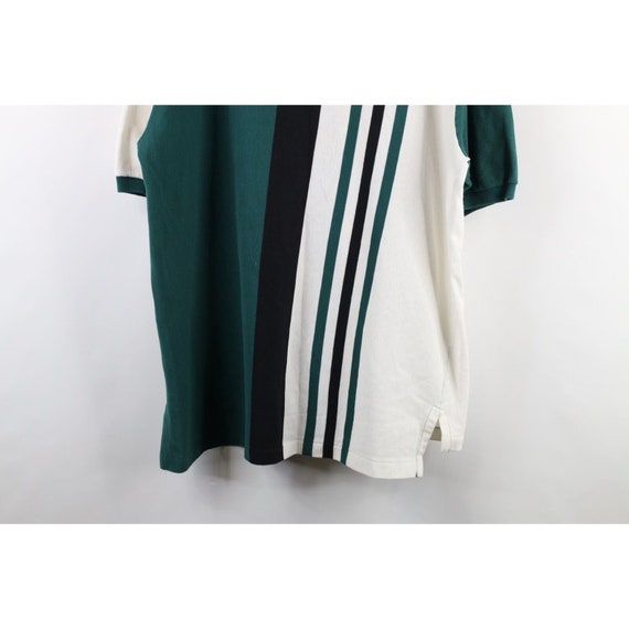 90s Streetwear Mens 2XL Faded Striped Color Block… - image 9