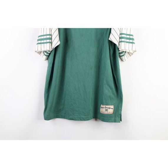 90s Mens XL Distressed Spell Out Oakland Athletic… - image 3