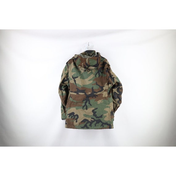 90s Mens Medium US Military Camouflage Cold Weath… - image 9