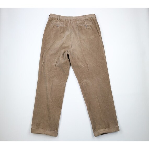 90s Streetwear Mens 36x32 Faded Pleated Wide Leg … - image 9
