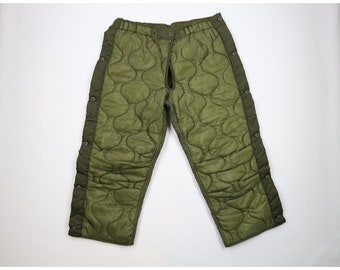 Doublure de pantalon pour homme militaire moyen long temps froid des années 90, doublure de pantalon militaire vintage pour temps froid, doublure de pantalon vintage