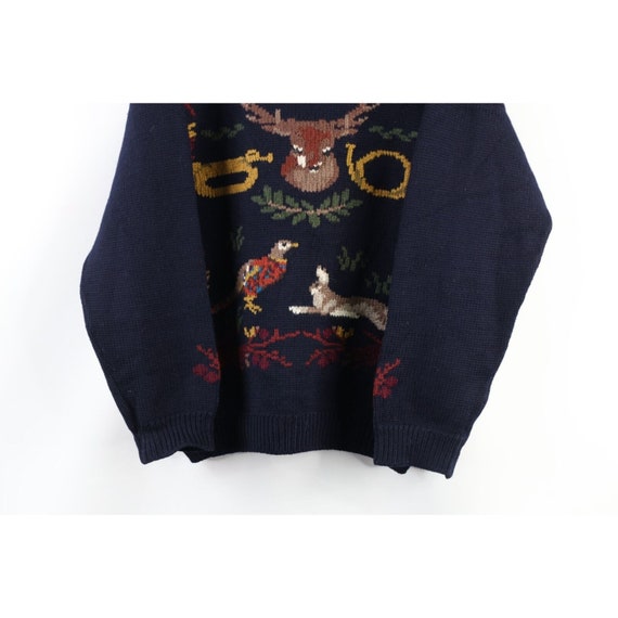 90s Streetwear Womens Large Heavyweight Wool Knit… - image 3