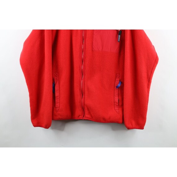 90s Patagonia Mens Large Faded Spell Out Full Zip… - image 3