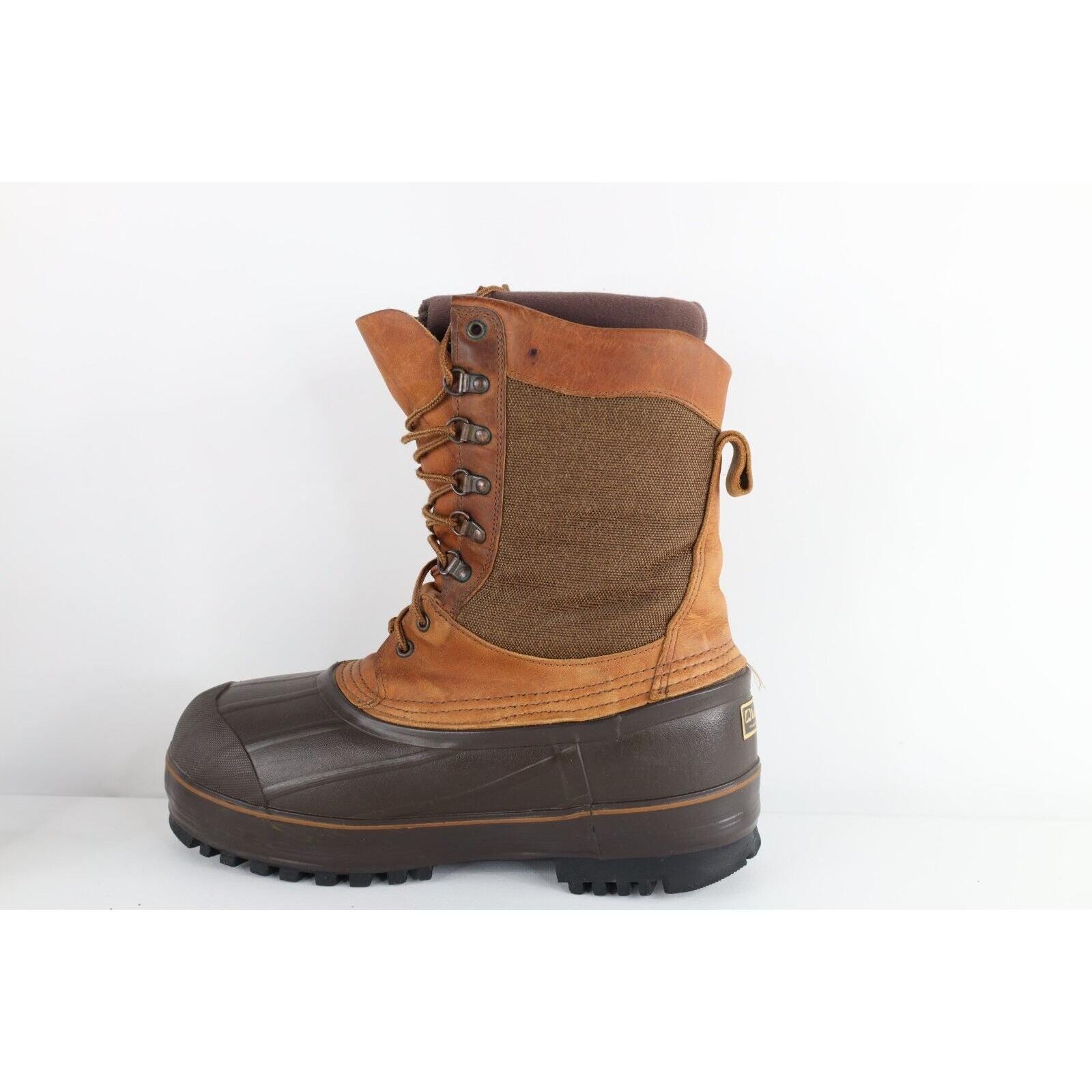 90s Lacrosse Mens 9 Heavyweight Insulated Winter Snow Duck