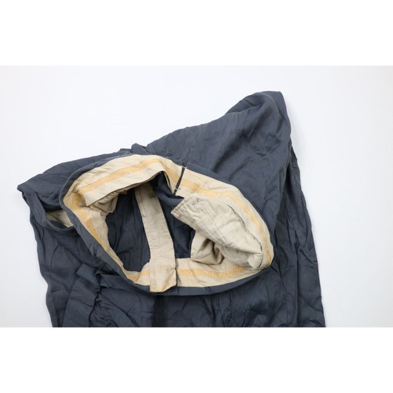 40s Streetwear Mens 32x30 Gabardine Rayon Pleated… - image 8