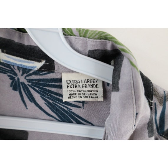 90s Streetwear Mens XL Palm Tree Martini Shaker C… - image 6