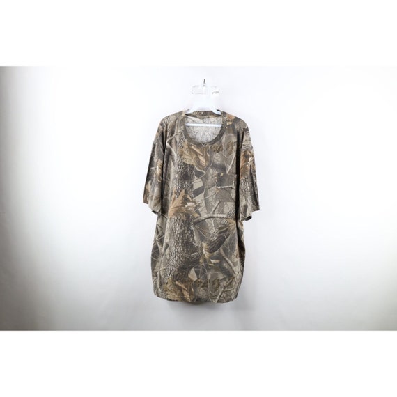 90s Streetwear Mens 4XL Faded Realtree Camouflage… - image 1