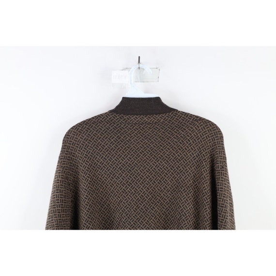 90s Streetwear Mens XL Wool Silk Cashmere Knit Co… - image 6
